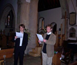 Marc Gascoigne (bass), Robert Lomax (tenor)