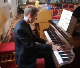 Robert Pecksmith (piano) at the United Reformed Church, Clitheroe