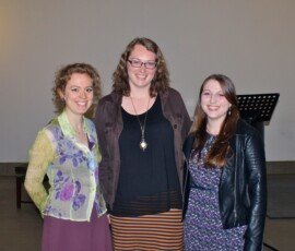 Emily Winkler (soprano), Laura Schack (alto), Isabel Sinagola (mezzo-soprano)