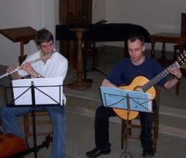 Johnathan Todd (flute), Stefan Schwarz (guitar)