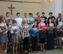 Recording Robin Milford's Mass for Five Voices